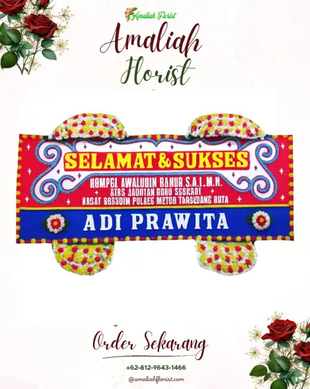 Papan Bunga Ucapan Selamat Sudirejo 1